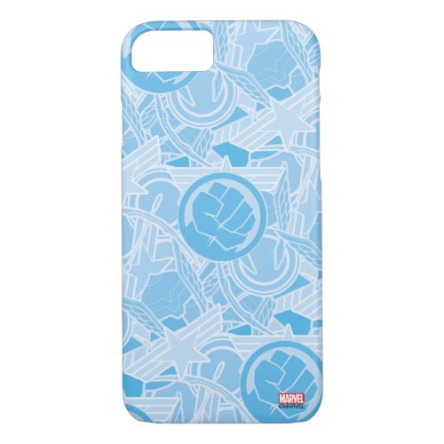 Avengers Symbols Pattern iPhone 87 Case