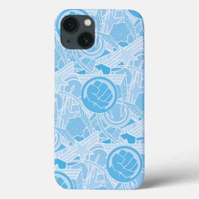 Avengers Symbols Pattern Case-Mate iPhone Case (Back)