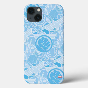 Avengers Symbols Pattern iPhone 13 Case