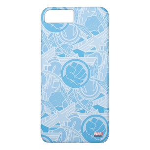 Avengers Symbols Pattern iPhone 8 Plus/7 Plus Case