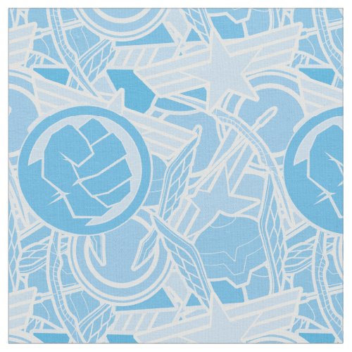 Avengers Symbols Pattern Fabric
