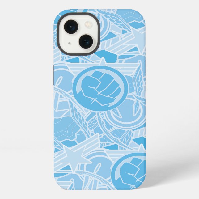Avengers Symbols Pattern Iphone Case (Back)
