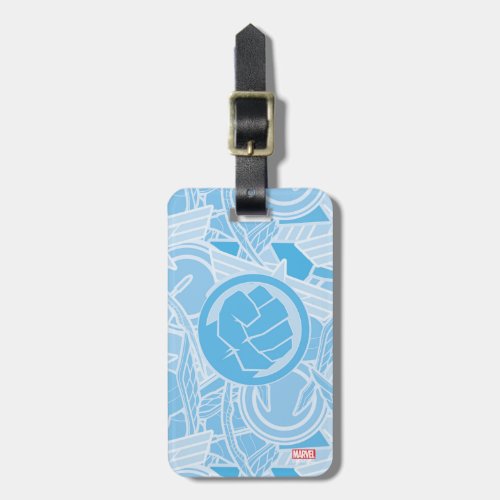 Avengers Symbols Pattern Luggage Tag