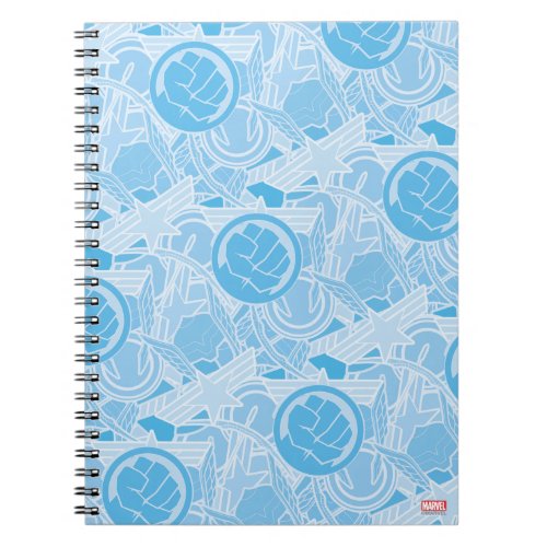 Avengers Symbols Pattern Notebook