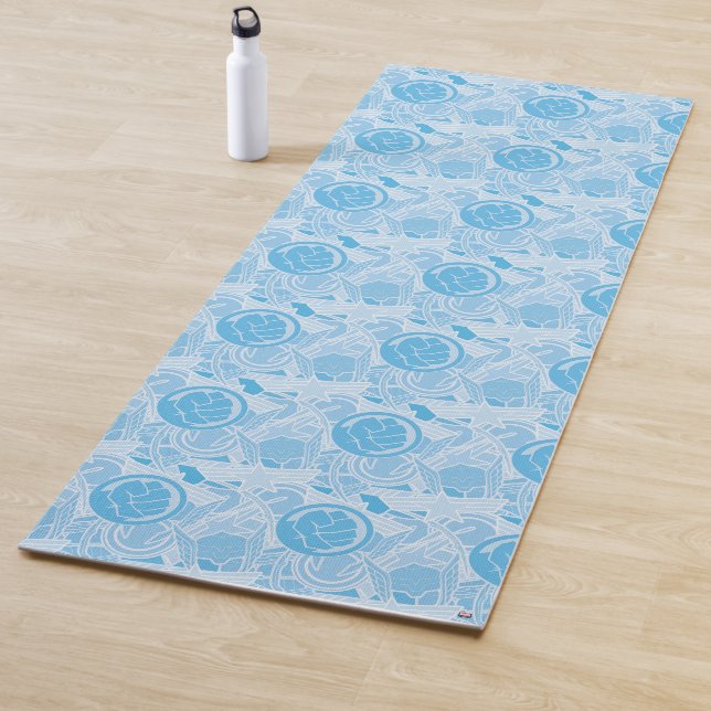 Avengers Symbols Pattern Yoga Mat (In Situ)