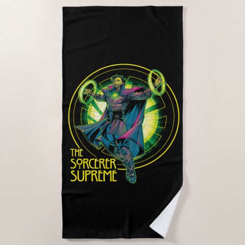 Avengers  The Sorcerer Supreme Doctor Strange Beach Towel
