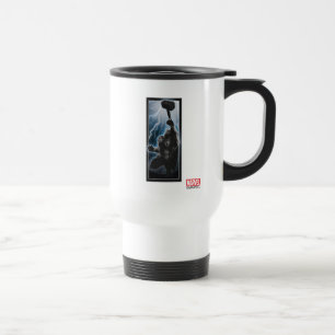 Avengers Thor Character Silhouette Travel Mug