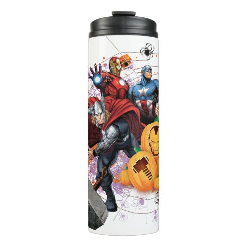 Avengers  Thor Iron Man  Cap Halloween Thermal Tumbler