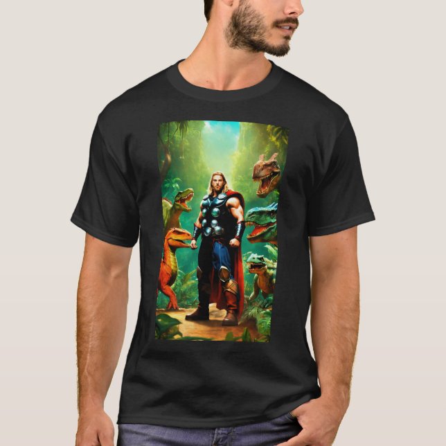 Avengers Unite: Battle in the Forest T-Shirt (Front)