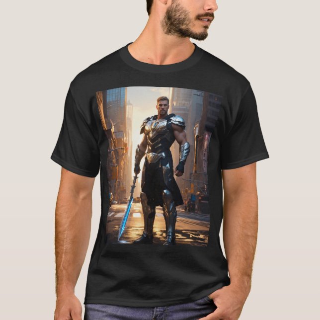 Avengers unite: Epic City Defense  T-Shirt (Front)