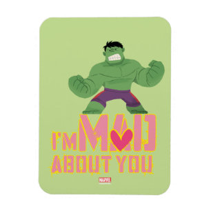 Avengers Valentine's Day   Hulk Mad About You Magnet