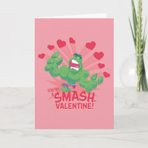 Avengers Valentine's Day   Hulk - You're A Smash Card