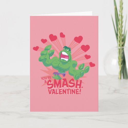 Avengers Valentines Day  Hulk _ Youre A Smash Card