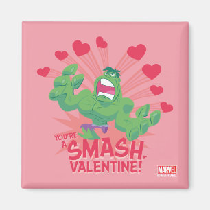 Avengers Valentine's Day   Hulk - You're A Smash Magnet