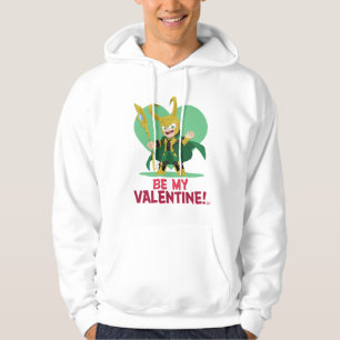 Avengers Valentine's Day   Loki - Be My Valentine Hoodie