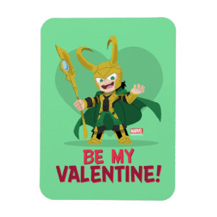 Avengers Valentine's Day   Loki - Be My Valentine Magnet