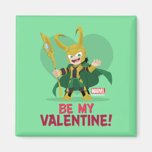 Avengers Valentine's Day   Loki - Be My Valentine Magnet