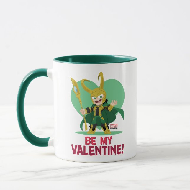 Avengers Valentine's Day | Loki - Be My Valentine Mug (Left)