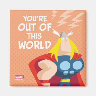 Avengers Valentine's Day   Thor: Out of This World Magnet