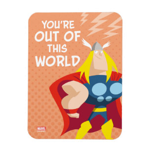 Avengers Valentine's Day   Thor: Out of This World Magnet