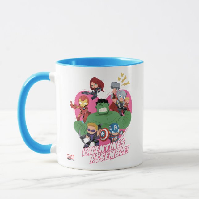 Avengers Valentine's Day | Valentine's Assemble Mug (Left)