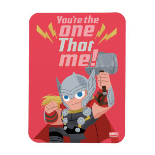 Avengers Valentine's Day   You're The One Thor Me Magnet