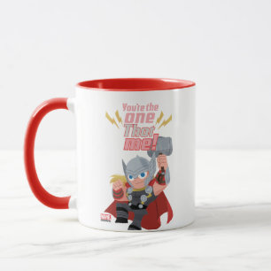 Avengers Valentine's Day   You're The One Thor Me Mug