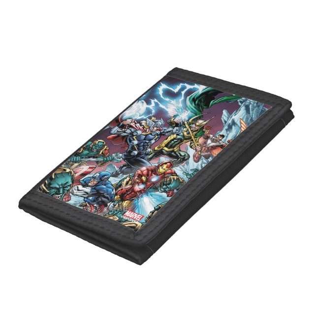 Avengers Versus Loki And Frost Giants Trifold Wallet (Bottom)