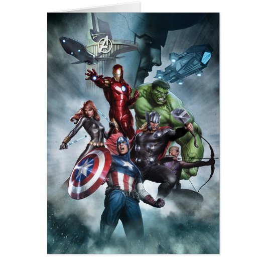 Avengers Versus Loki Drawing Cards (Front)