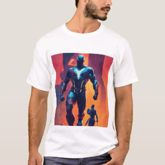 Avengers vs. Automation: The Ultimate Clash T-Shirt