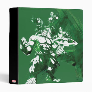 Avengers Watercolor Graphic Binder