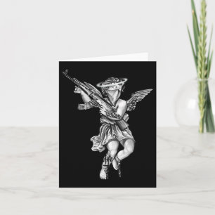 Avenging Angel Sinner Chicano Tattoo Card