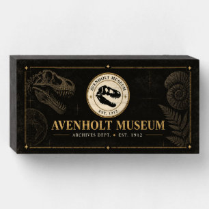 Avenholt Museum Vintage Wooden Sign