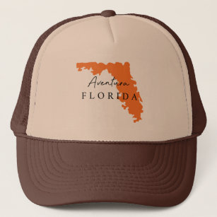 Aventura Florida Gift Clothing USA State Town Cap