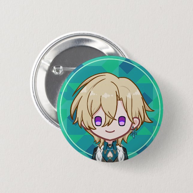 Aventurine Button (Front & Back)