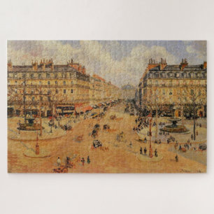Avenue de l’Opéra, Morning Sunshine by Pissarro Jigsaw Puzzle