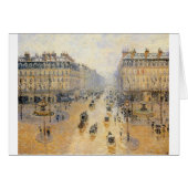 Avenue de l'Opera, Snow Effect by Camille Pissarro (Front Horizontal)