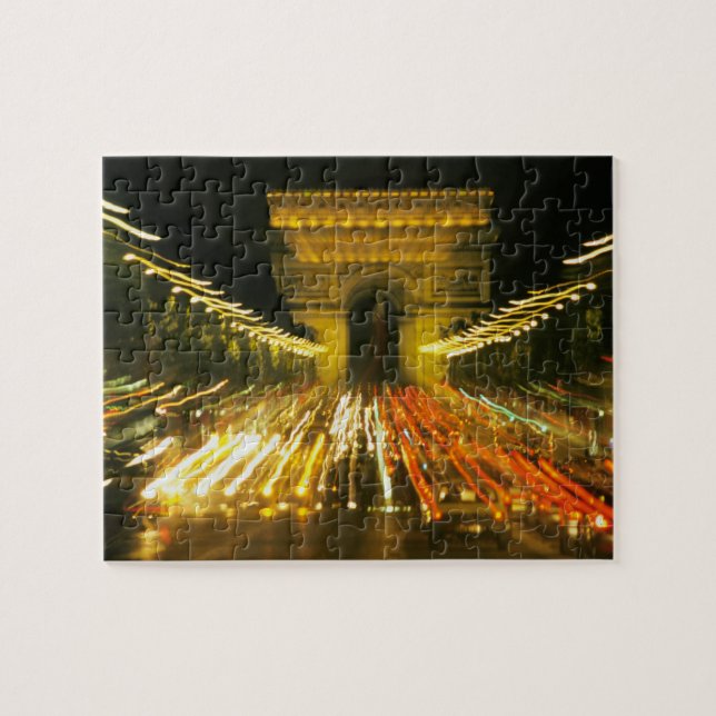 Avenue des Champs-Elysees, Arch of Triumph, Jigsaw Puzzle (Horizontal)