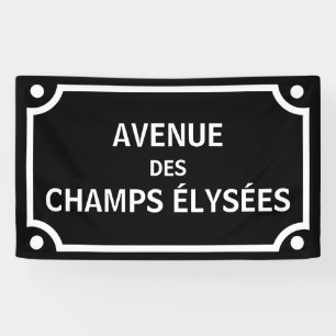 Avenue des Champs Elysees, Paris Street Sign