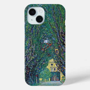 Avenue In Schloss Kammer Park by Gustav Klimt iPhone 15 Case