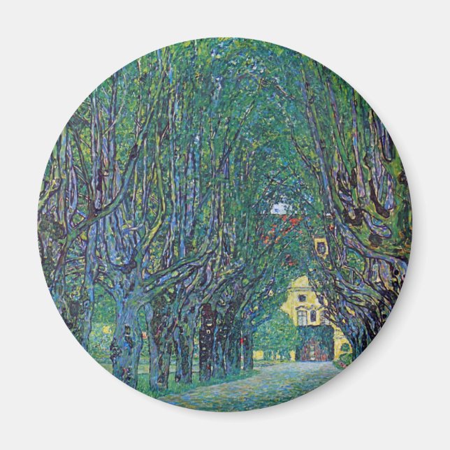 Avenue In Schloss Kammer Park by Gustav Klimt Magnet (Front)