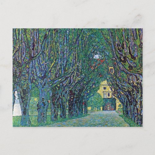 Avenue In Schloss Kammer Park by Gustav Klimt Postcard