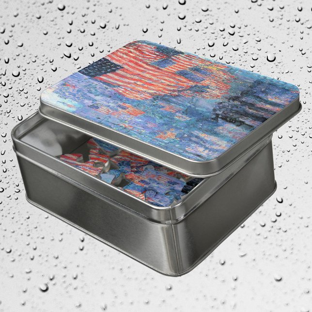 Avenue in the Rain by Frederick Childe Hassam Jigsaw Puzzle (Creator Uploaded)