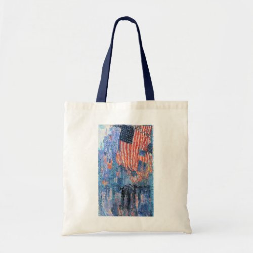 Avenue in the Rain by Frederick Childe Hassam Tote Bag