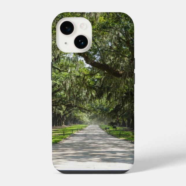 Avenue Of Oaks Iphone Case (Back)