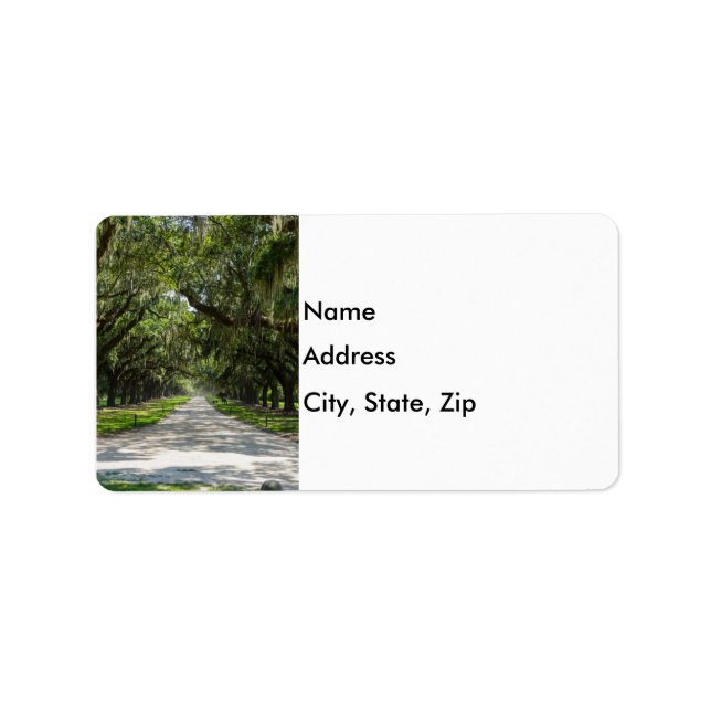 Avenue Of Oaks Label (Front)