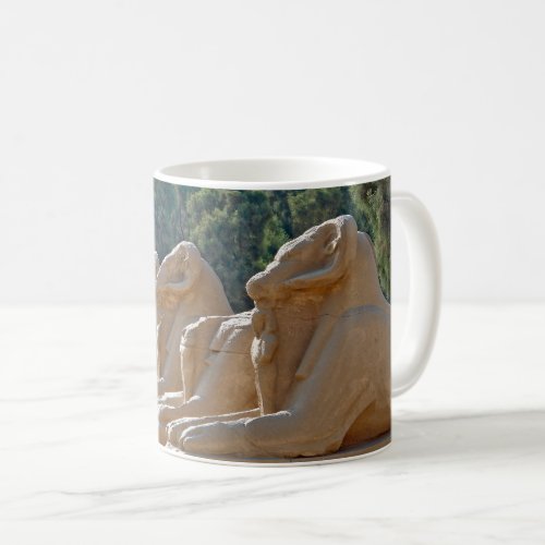 Avenue of Sphinxes in Karnak Temple _ Egypt Coffee Mug