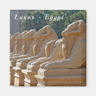 Avenue of Sphinxes in Karnak Temple - Egypt Magnet