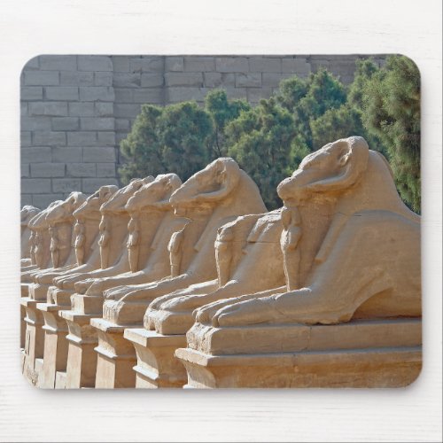 Avenue of Sphinxes in Karnak Temple _ Egypt Mouse Pad