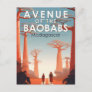 Avenue of the Baobabs Madagascar Art Vintage Postcard